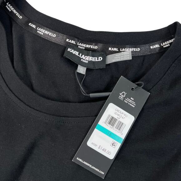 New Women’s Karl Lagerfeld Paris Everyday Sleeveless  Dress Size 16 - Picture 3 of 9